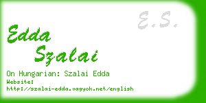 edda szalai business card